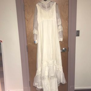 vintage wedding dress!